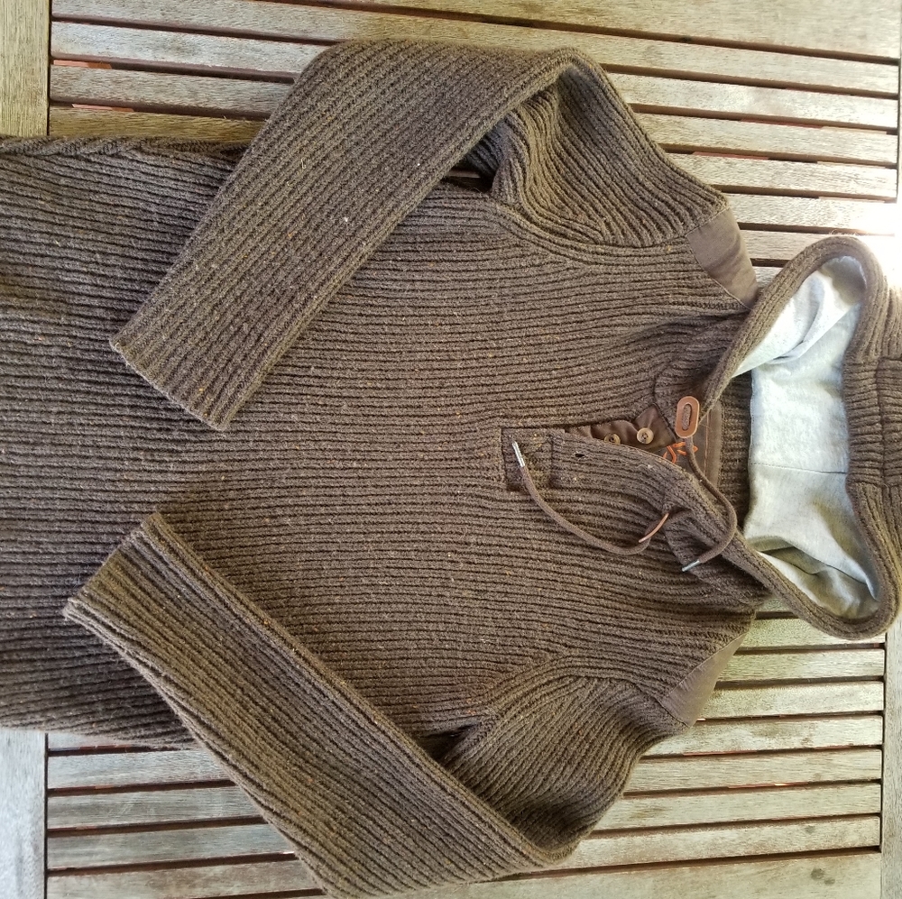 Small Prana Sweater with hood